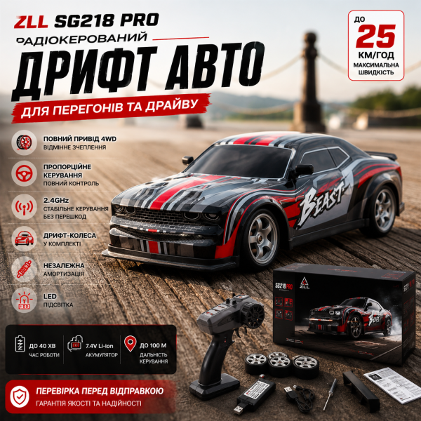 Машинка на радиоуправлении радиоуправляемый автомобиль SG218PRO 1